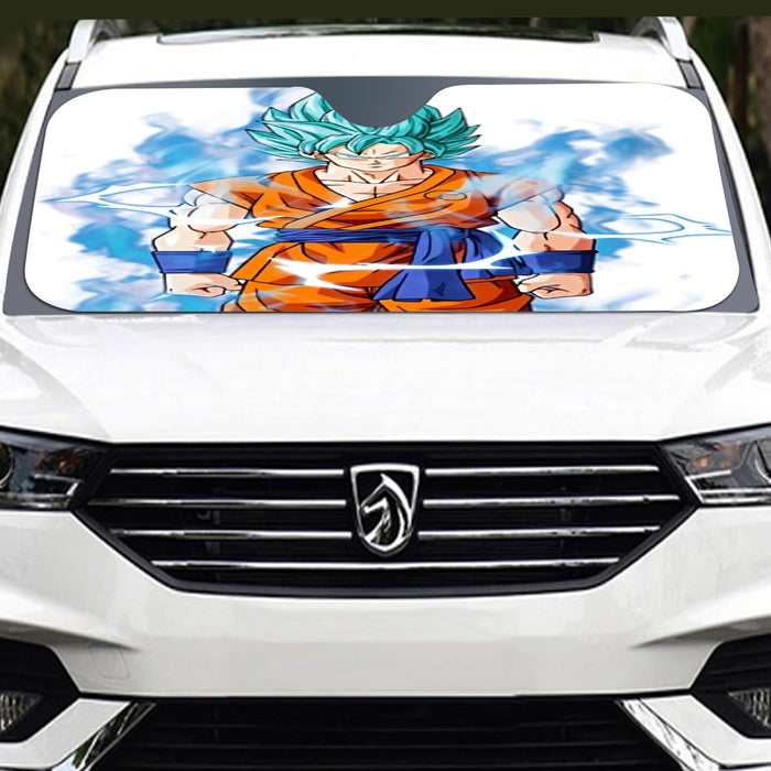 Dragon Ball Super SSGSS Goku Windshield Sunshade