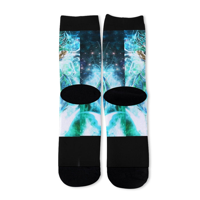 Dragon Ball Gogito 2 Blue Super Saiyan Kaioken Cool Socks