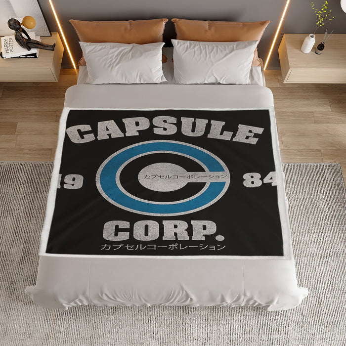 Capsule Corp Baseball Household Warm Blanket