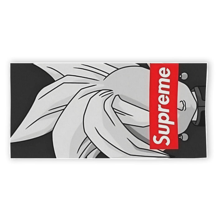 DBZ Zamasu Supreme Kai Logo Creative Black Edition Beach Towel