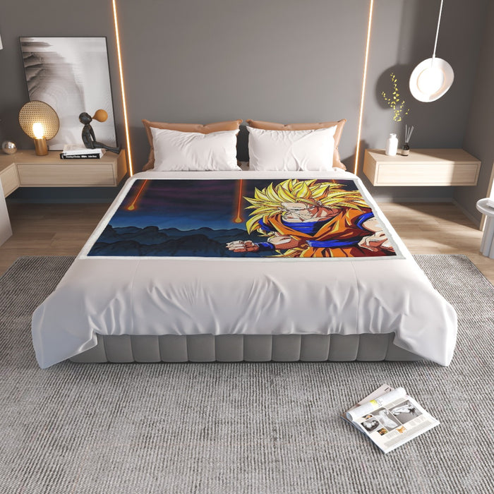 Super Saiyan 3 Goku Household Warm Blanket