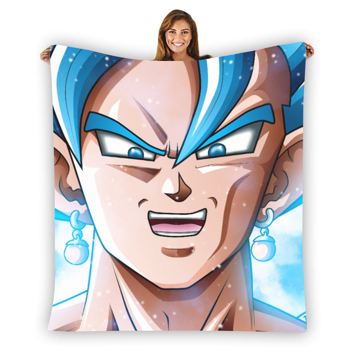 Dragon Ball Vegito Portrait Full Print Cool Design Blanket