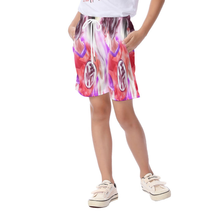 Dragon Ball Angry Son Goku Unique Style Full Print  Kid's Beach Shorts