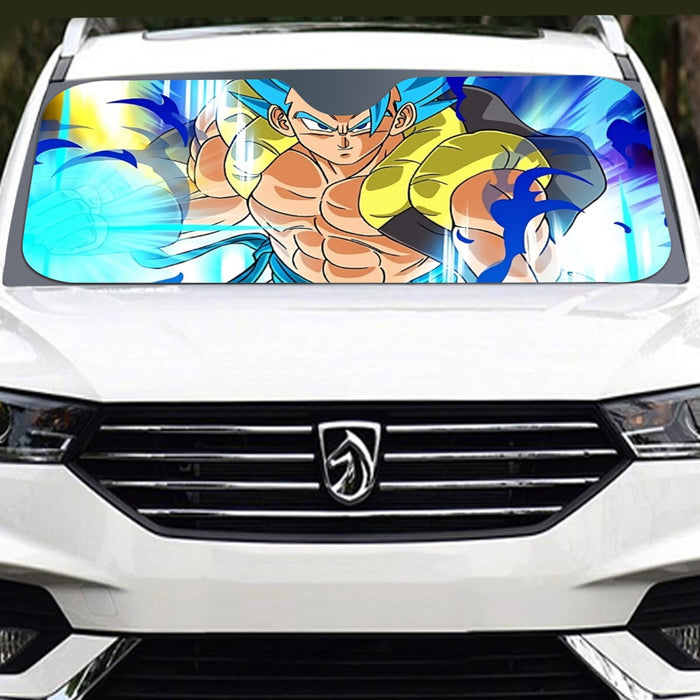 Super Saiyan Blue Gogeta Windshield Sunshade