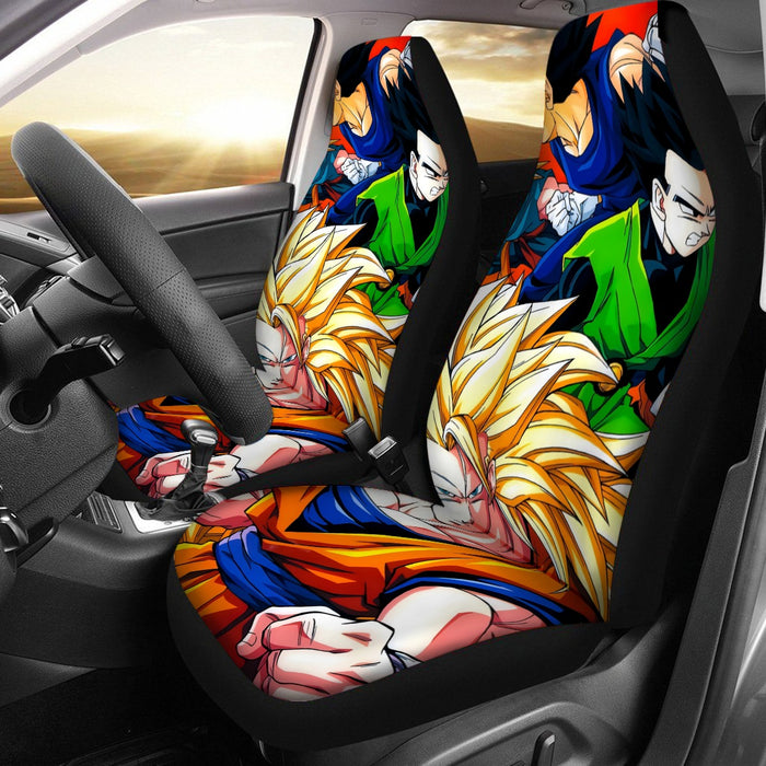 Dragon Ball Goku Super Saiyan 3 Vegeta Gohan Trending Design Car Seat Cover