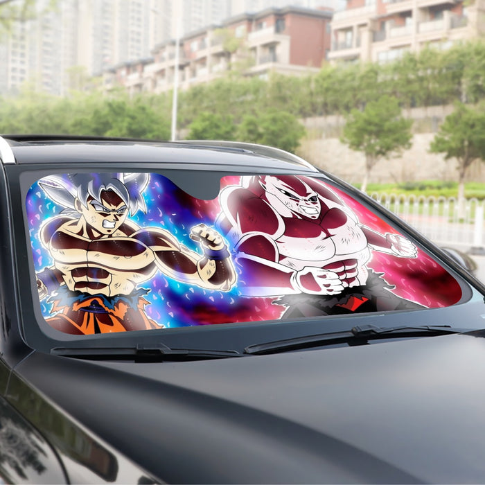 Dragon Ball Super Goku vs Jiren Fierce Battle Full Print Windshield Sunshade