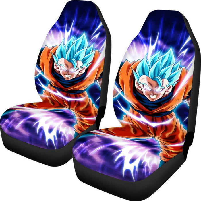 Dragon Ball Goku Blue Super Saiyan Epic Rage Casual Car Seat Cover