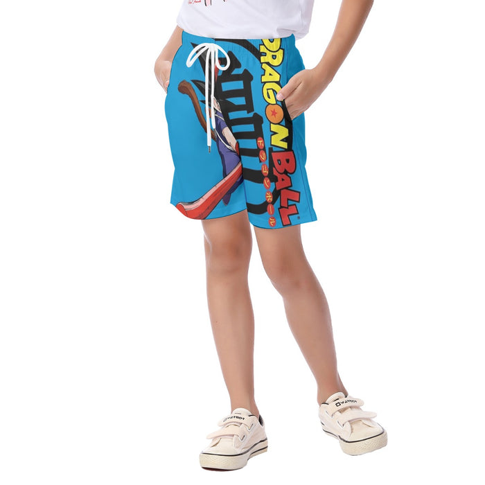 Young Goku  Kid's Beach Shorts