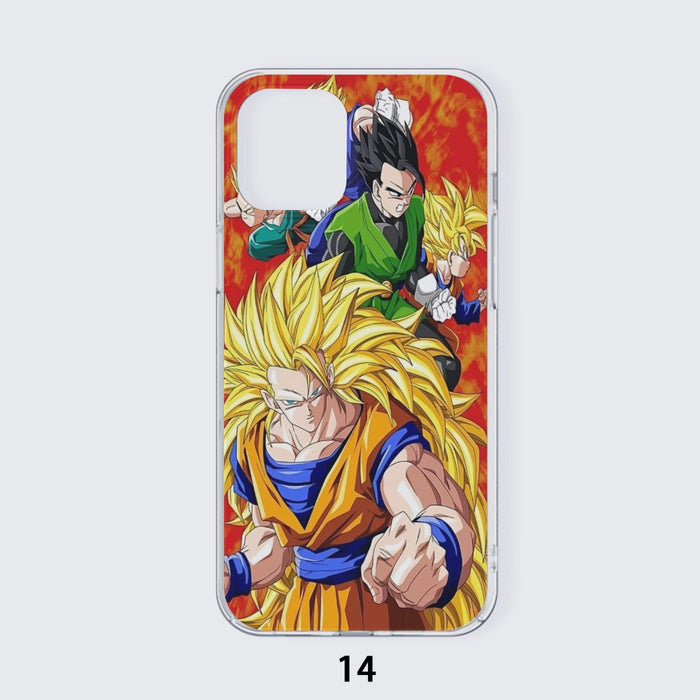 Dragon Ball Goku Super Saiyan 3 Vegeta Gohan Trending Design iPhone 14 Case