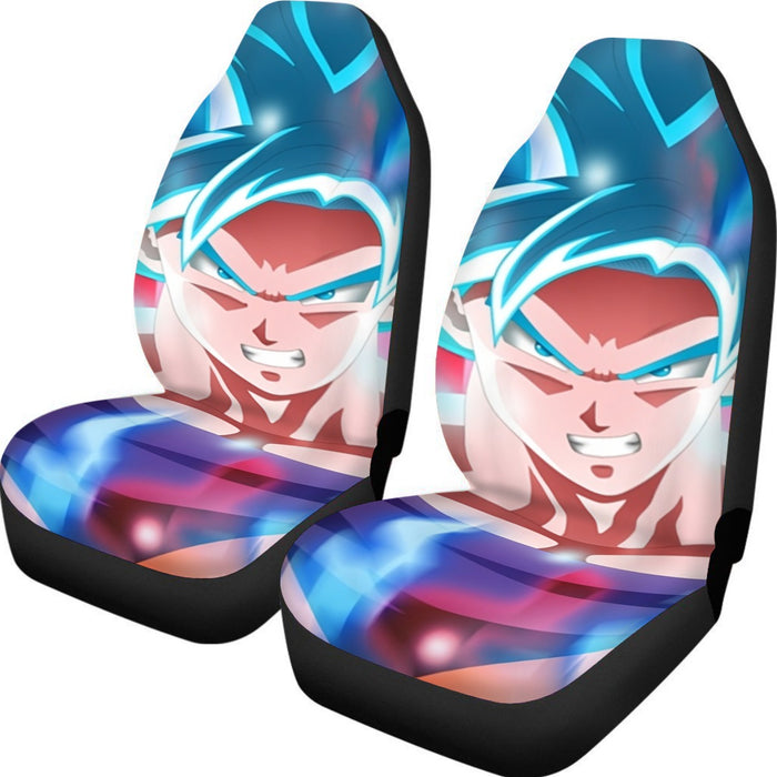 Dragon Ball Super Saiyan Blue Goku Car Seat Cover