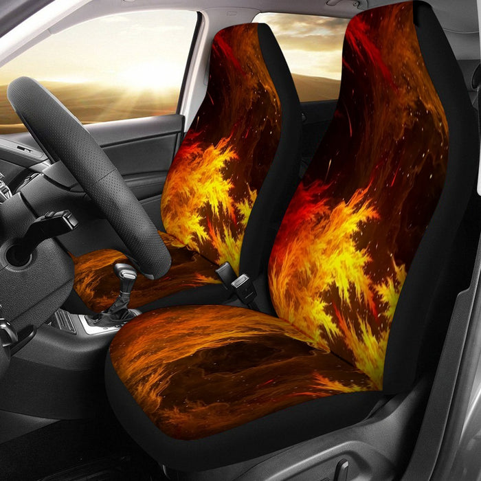 Dragon Ball Z Super Saiyan Orange Aura Dope Streetwear Car Seat Cover