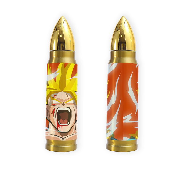 Dragon Ball Goku Super Saiyan Angry Scream Hand Drawing Design Tumbler