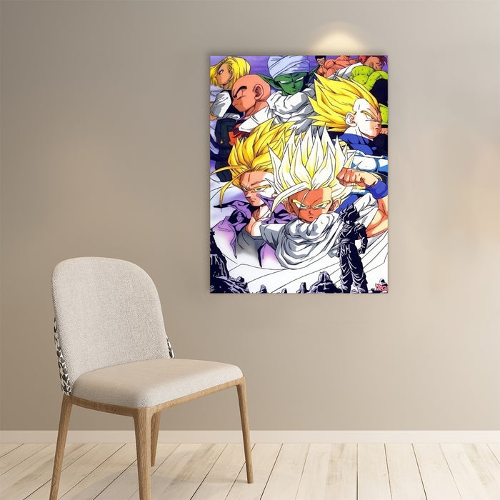 Dragon Ball Trunks Gohan Young Generation Super Saiyan Color Style Paper poster