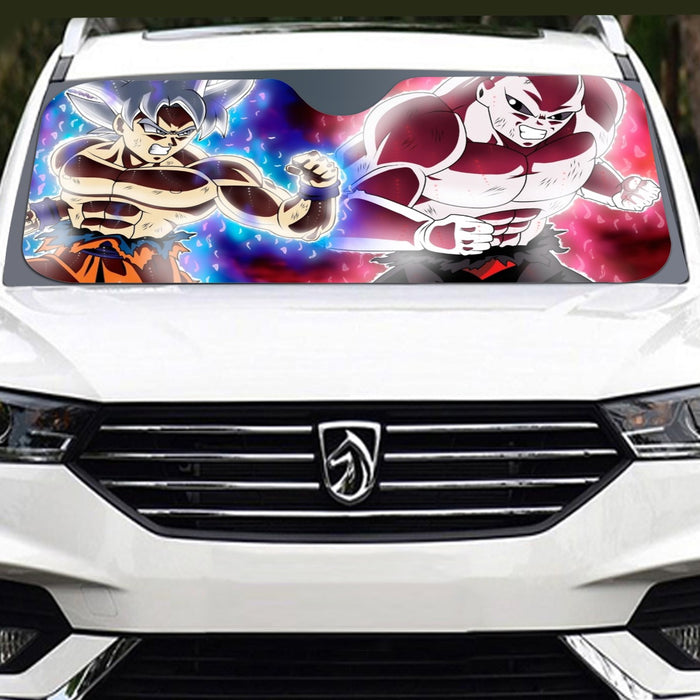 Dragon Ball Super Goku vs Jiren Fierce Battle Full Print Windshield Sunshade