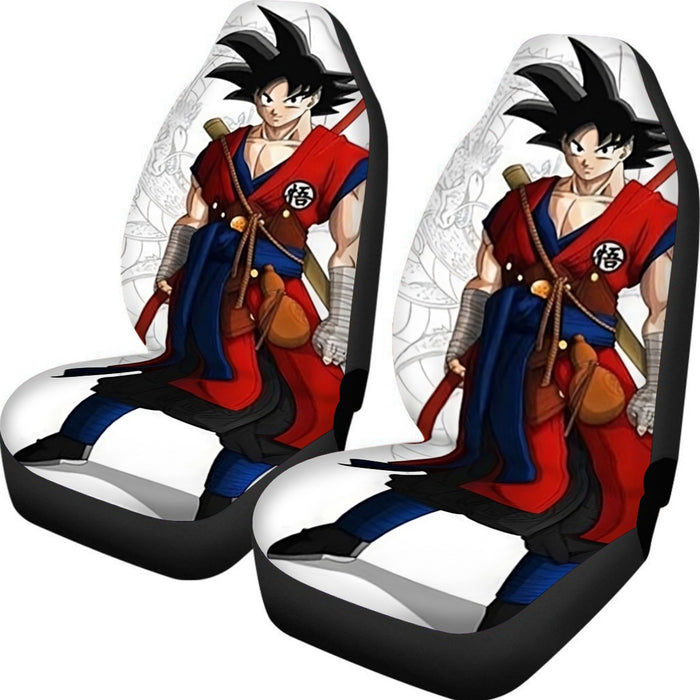 Dragon Ball Z Cool Adult Goku Fighter Attire Shenron  Car Seat Cover