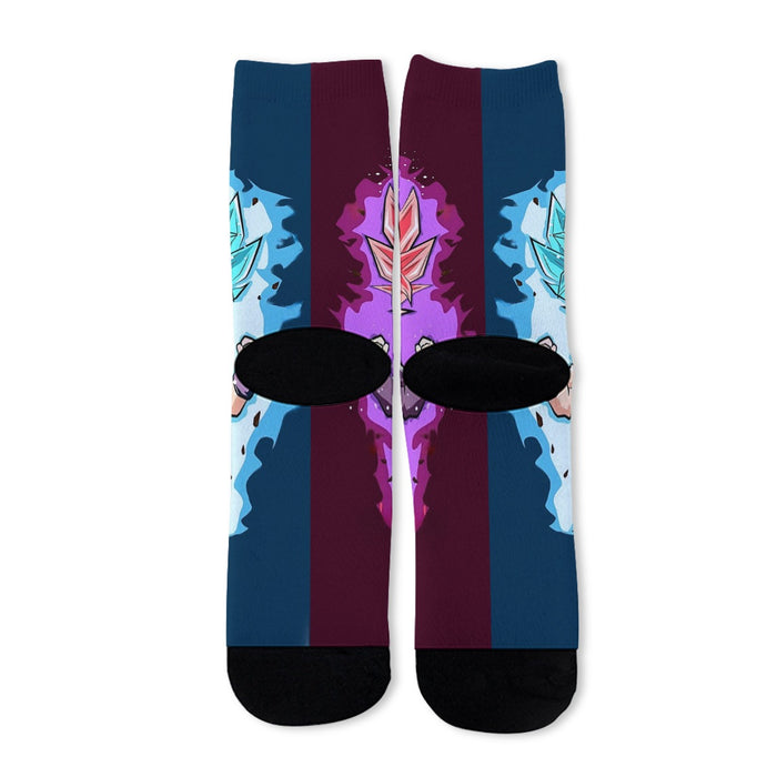 Dragon Ball Super Cute Chibi Blue Vegito Goku Rose Socks