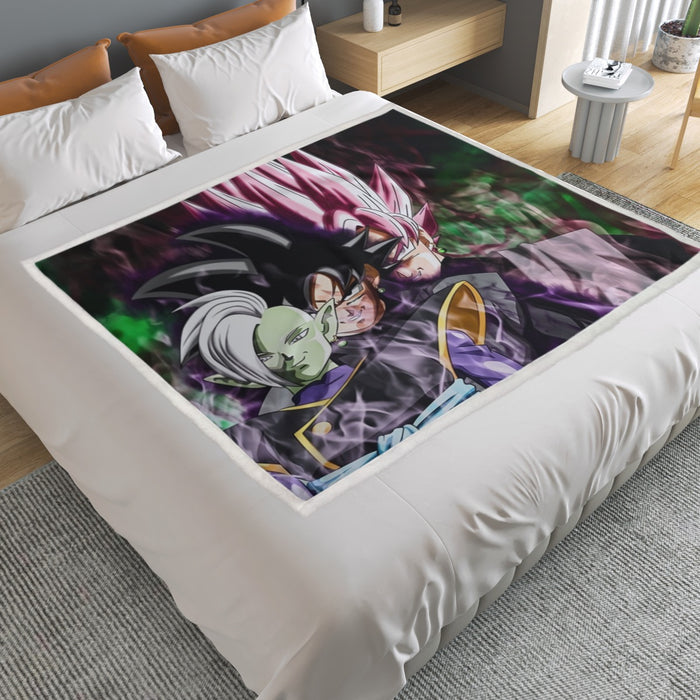 Dragon Ball Super Zamasu Goku Black Goku Rose Cool Household Warm Blanket