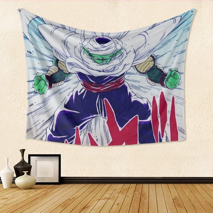 DBZ Evil King Piccolo Release Power Final Battle Fashion Tapestry