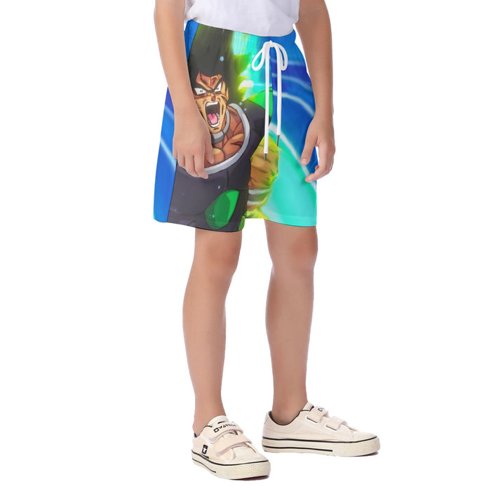 Dragon Ball Super Angry Broly Legendary Super Saiyan  Kid's Beach Shorts