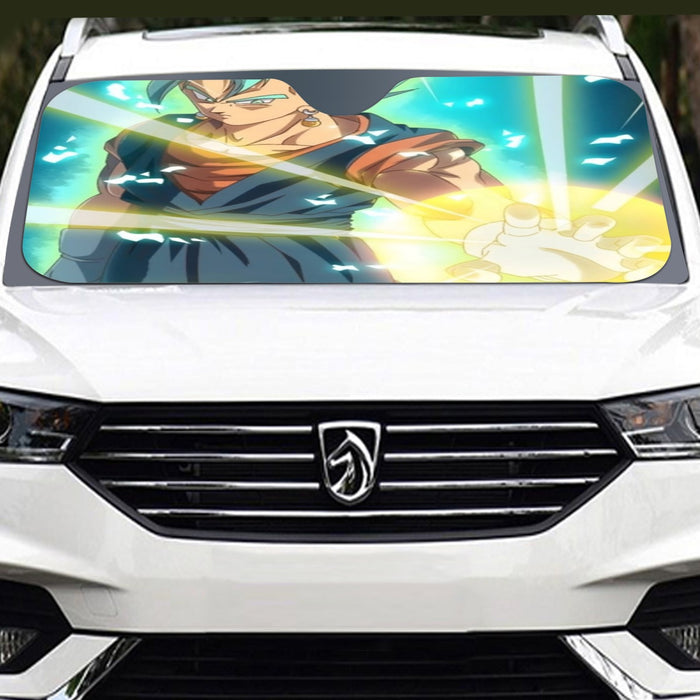 Dragon Ball Vegito Blue Super Saiyan Big Bang Flash Windshield Sunshade