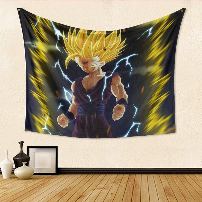 Gohan Super Saiyan 2 Tapestry