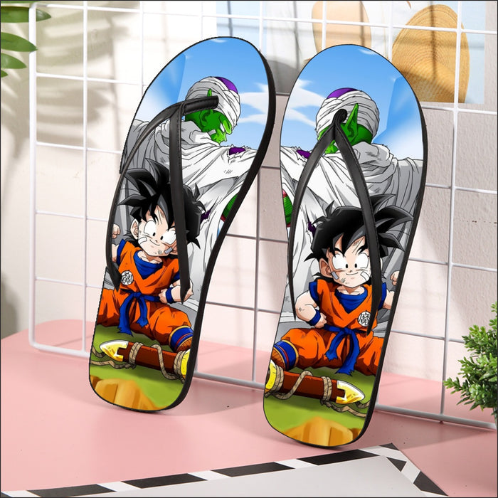 Dragon Ball Amazing Master Piccolo Train Strong Kid Gohan Flip Flops