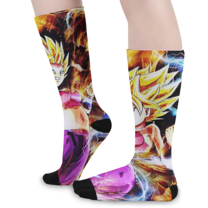 Dragon Ball Super Caulifla Super Saiyan 2 Epic Casual Socks