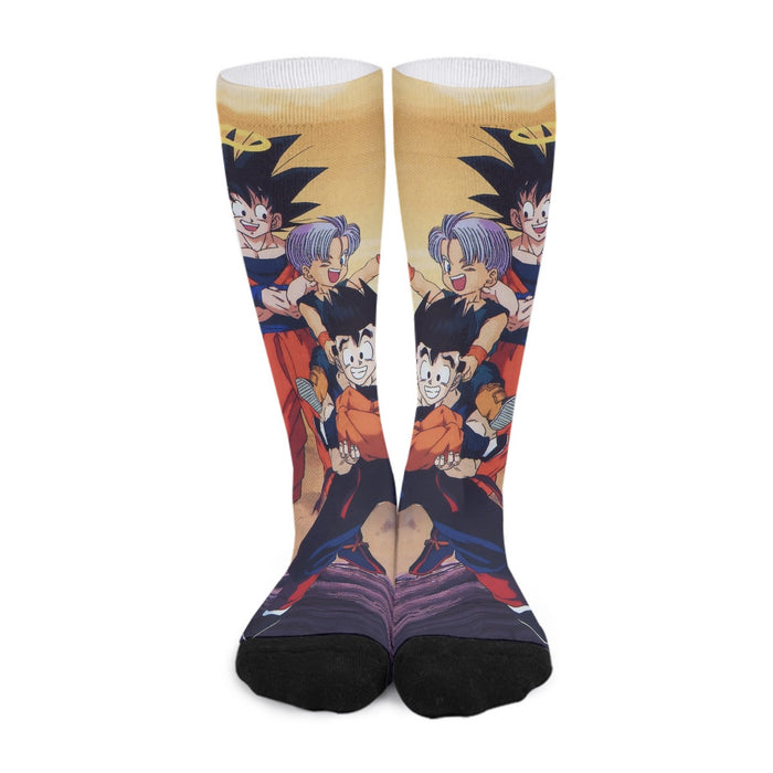 Dragon Ball Son Goku Happy Family Socks