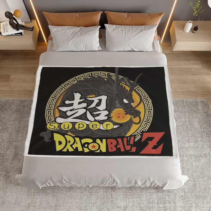 Dragon Ball Z Super Kanji Epic Dragon Spirit Shenron Household Warm Blanket