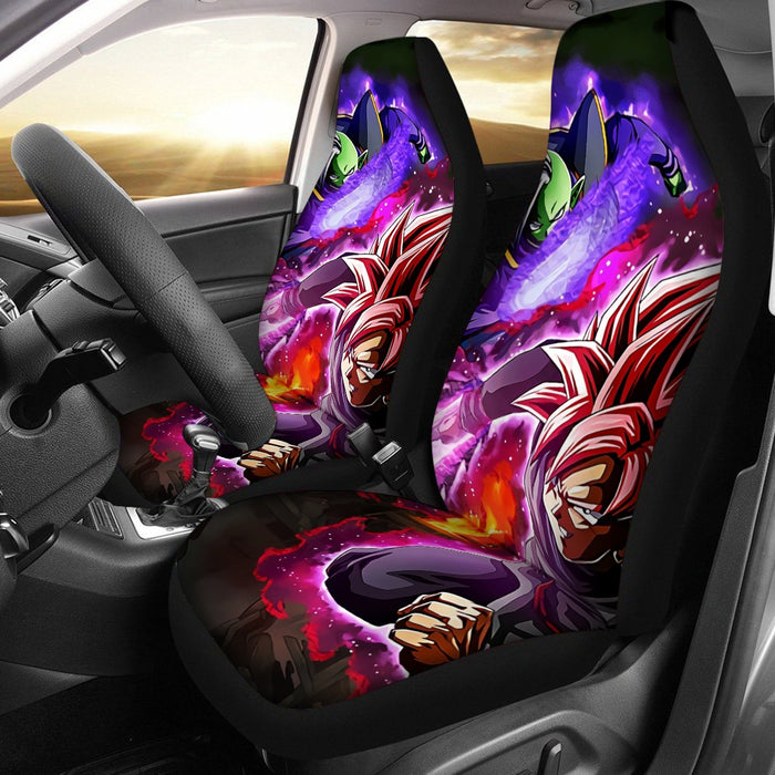 DBZ Goku Black Zamasu Super Saiyan Rose Dope Vibe Car Seat Cover