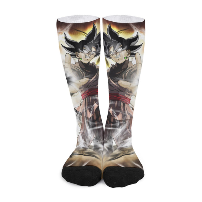 Dragon Ball Super Black Goku Black Hole Creation Socks