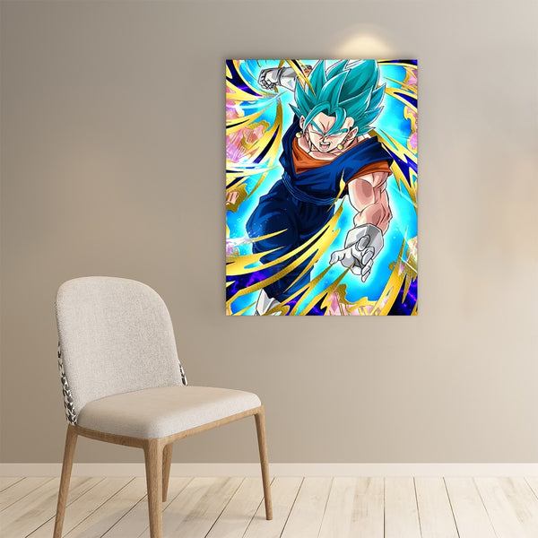 Dragon Ball Super Vegito Ultra Instinct Cool Colorful Paper poster — DBZ  Store