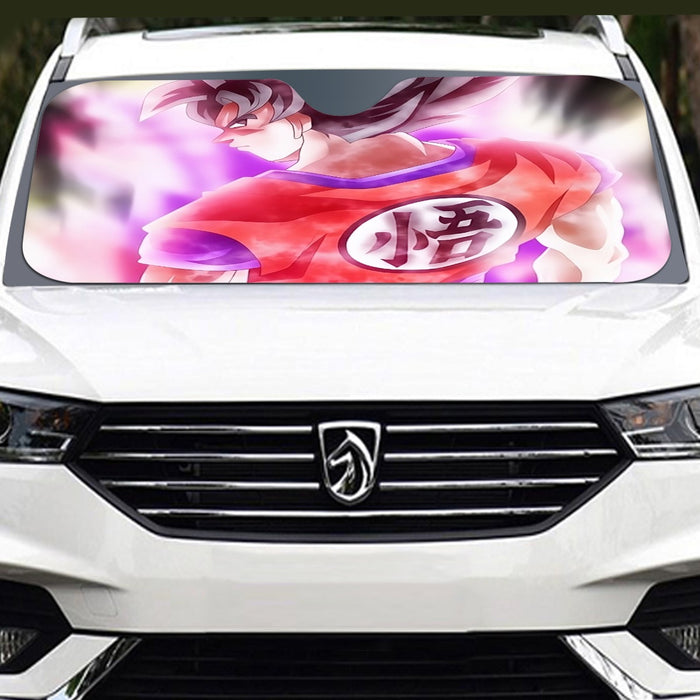 Dragon Ball Super Goku Kaioken Cool Purple Aura Casual Windshield Sunshade