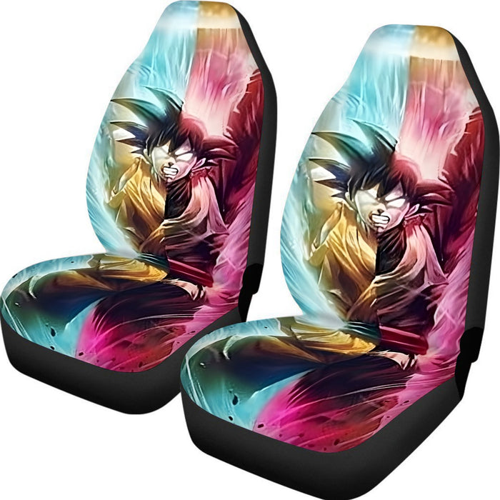 Black Goku SSGSS Goku Spirit Bomb Car Seat Cover | DBZ-Store.com