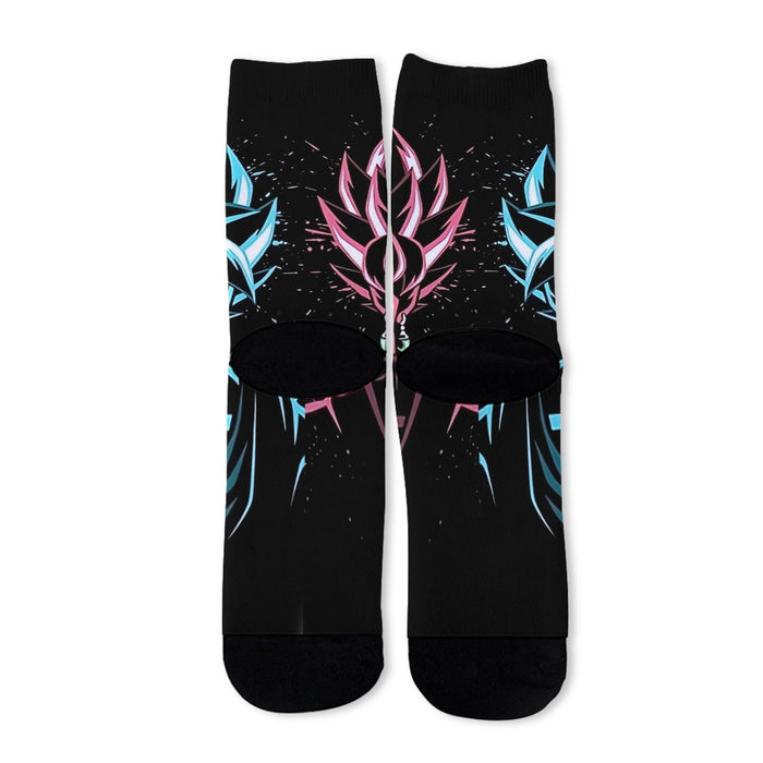 Dragon Ball Super  SSGSS Goku x Black Goku SSJ Rose Socks