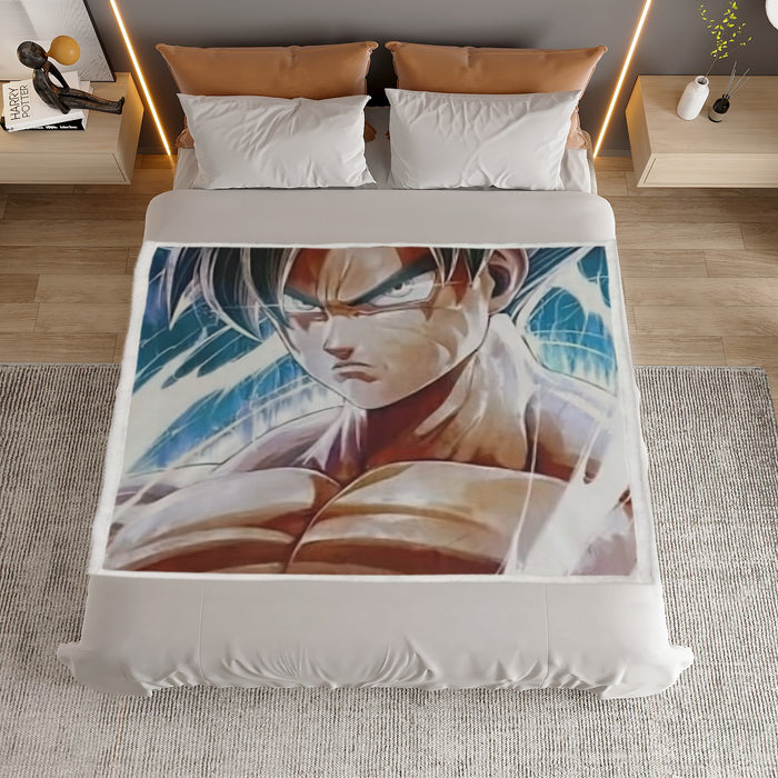 Dragon Ball Super Ultra Instinct Goku Manga Household Warm Blanket