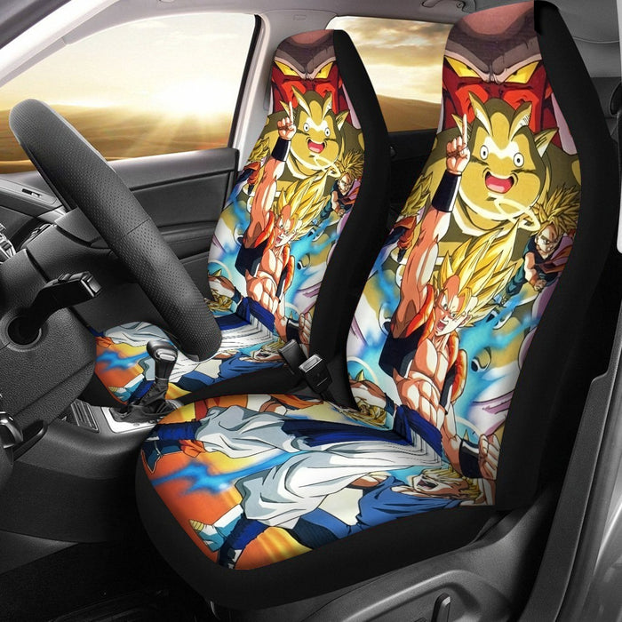 DBZ Goku Vegeta Fusion Saiyan Gogeta Colorful Design Streetwear Car Seat Cover