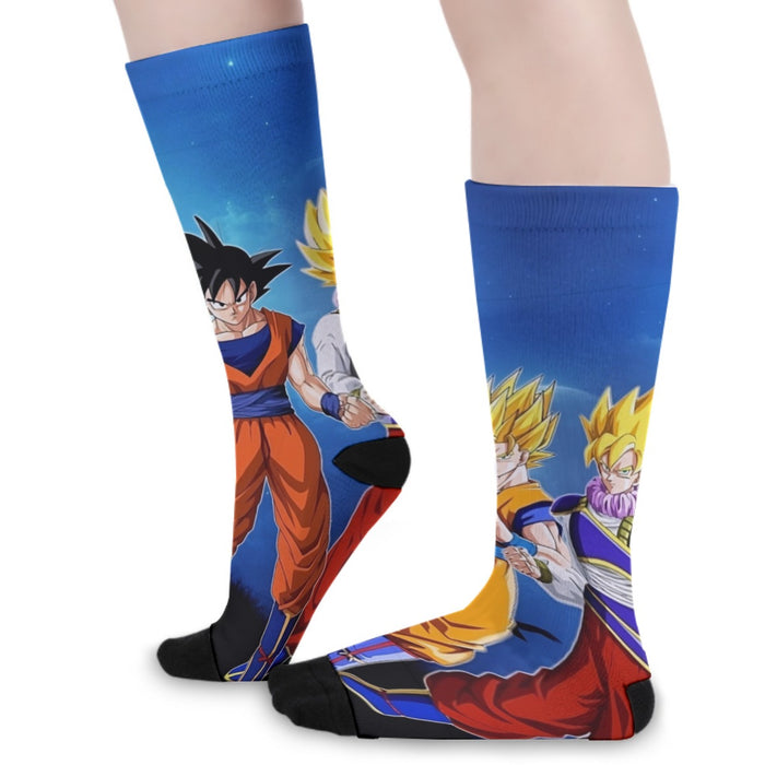 Dragon Ball Z Cool Goku Super Saiyan Transformation Socks