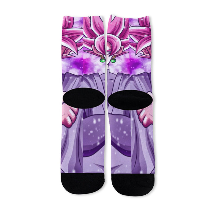 Dragon Ball DBZ Goku Black Rose Galaxy Fantasy Amazing Socks