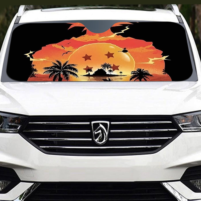 Four Star Dragon Ball Windshield Sunshade