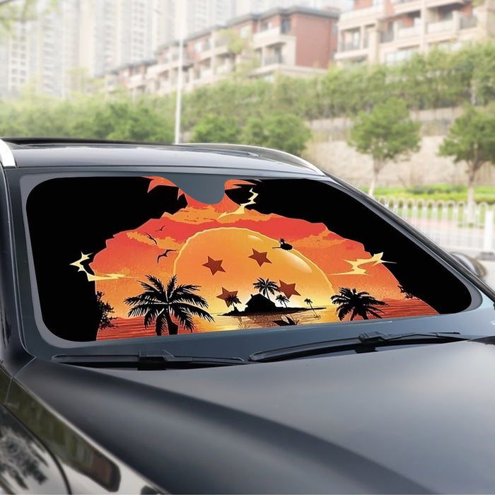 Four Star Dragon Ball Windshield Sunshade