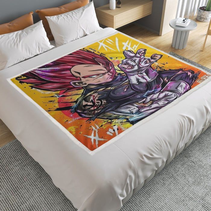 Dragon Ball Z Vegeta God Household Warm Blanket