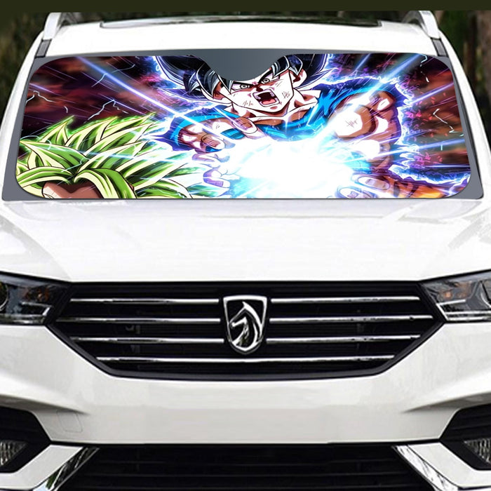 Dragon B Z Son Goku Powerful Kamehameha Released Windshield Sunshade