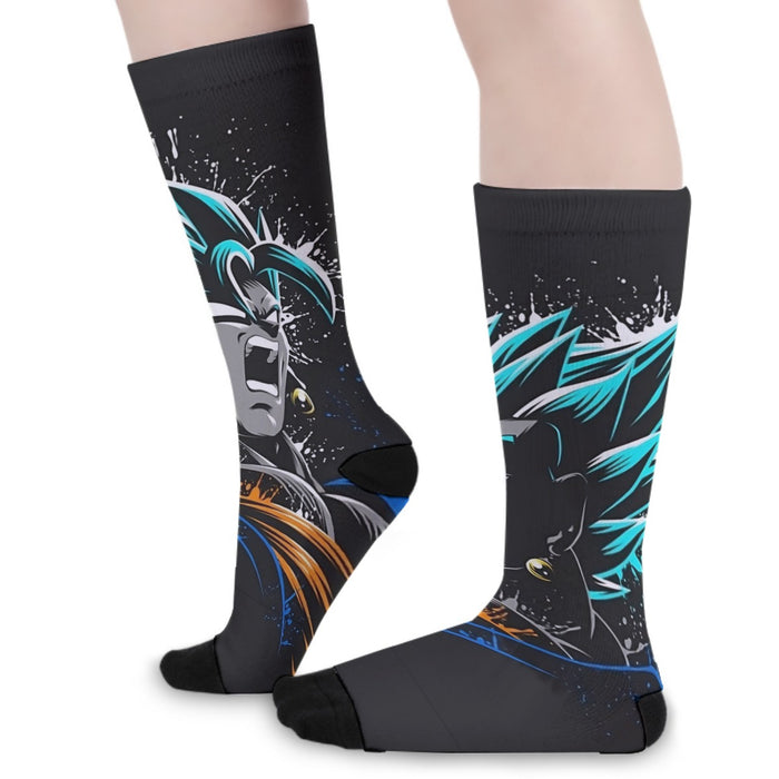 Dragon Ball Super  SSJ Blue Goku Rage Socks