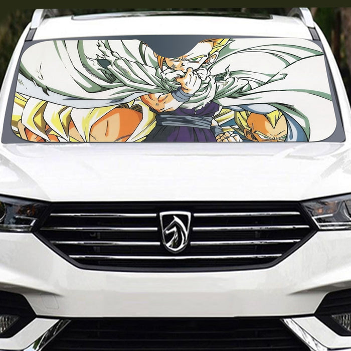 Dragon Ball Teen Gohan Super Saiyan Goku Vegeta Trunks Super Style Windshield Sunshade