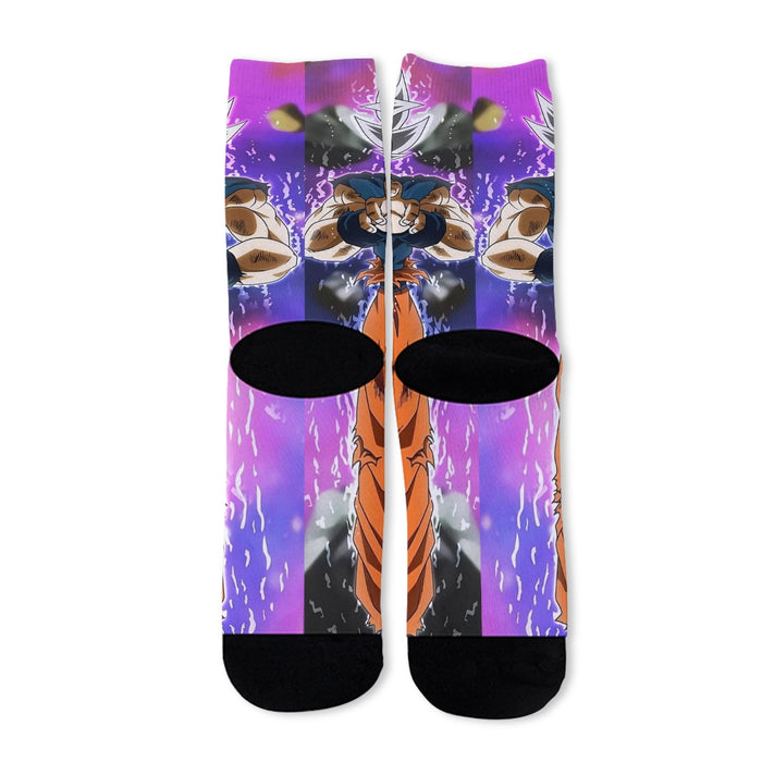 Dragon Ball Z Goku Ultra Instinct Form White Hair Socks