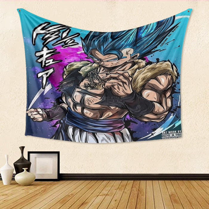 Super Saiyan Blue Gogeta Tapestry