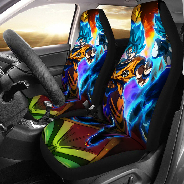 DBZ Legendary Broly Son Goku Vegeta Super Saiyan Blue Car Seat Cover