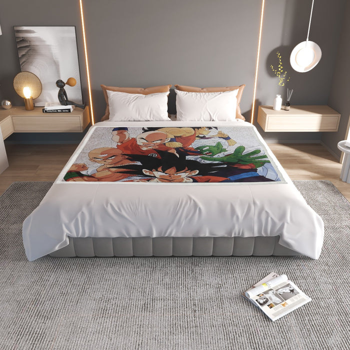 Dragon Ball Goku Piccolo Krillin Heroes Group Awesome Design Household Warm Blanket