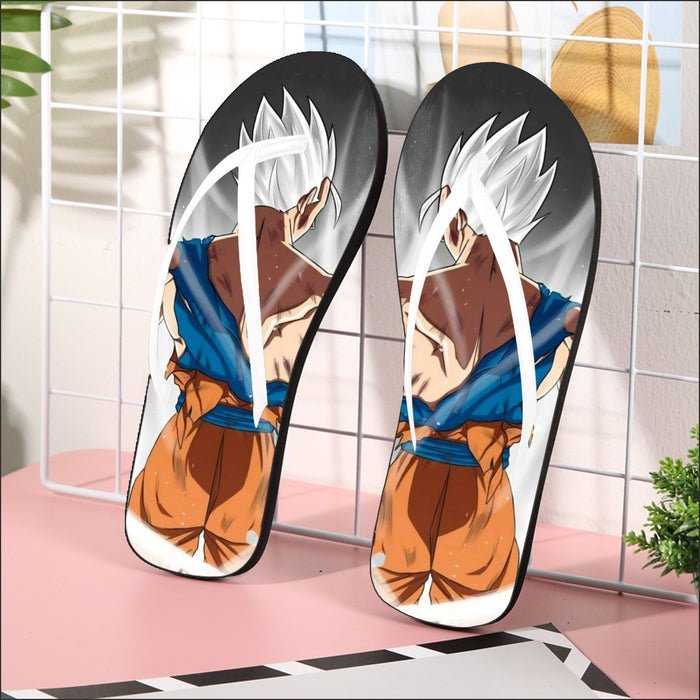 Dragon Ball Gohan White Super Saiyan Epic Streetwear Flip Flops